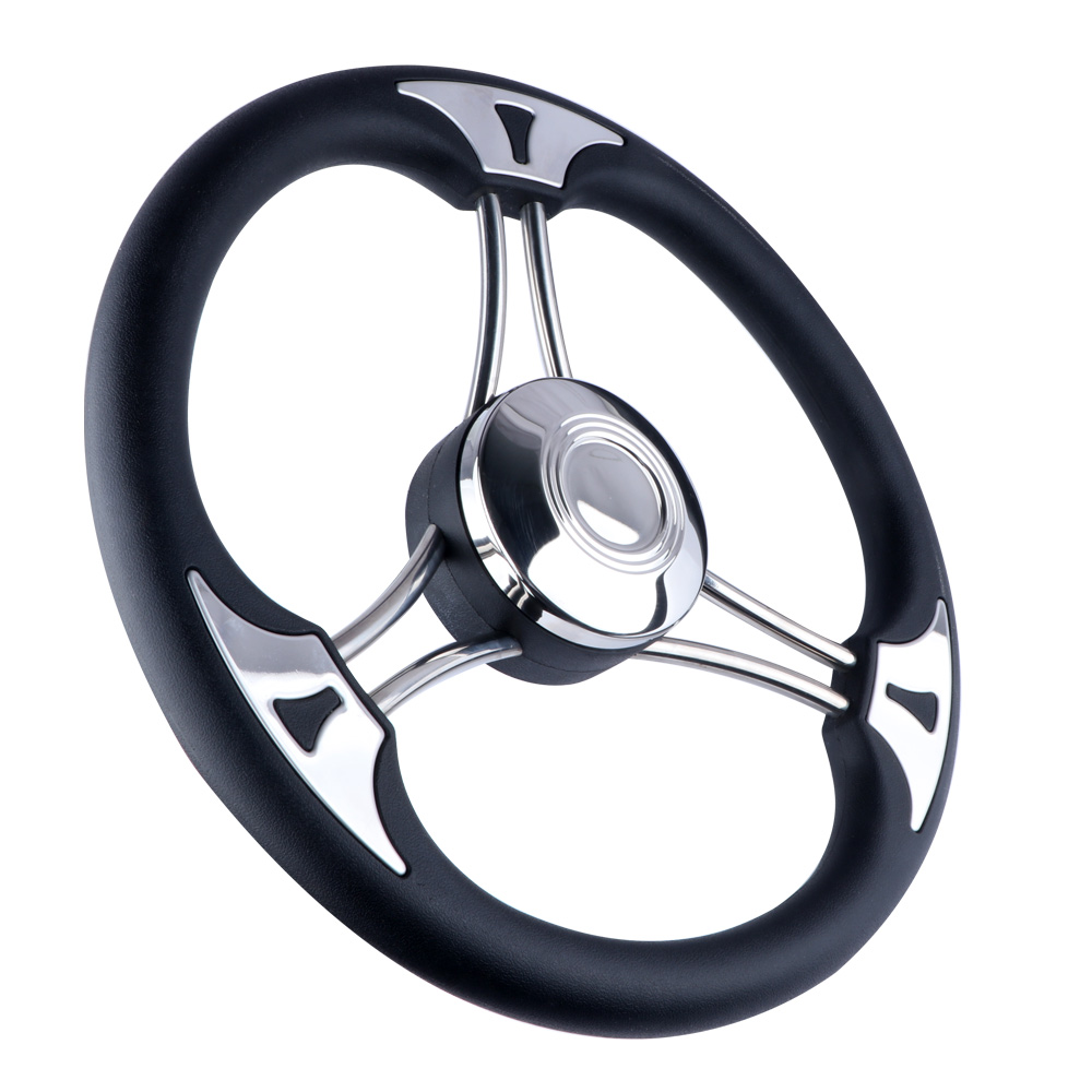 عجلة قيادة من الفولاذ المقاوم  - مراجعة Fishing Boat Steering Wheel وسعره